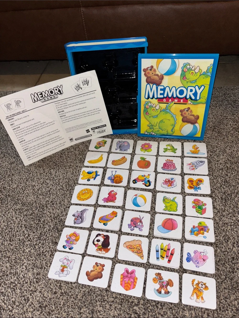 VTG Memory Matching Game Classic Preschool Bookshelf Edition Collectible 2006